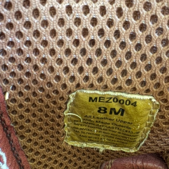 Twisted X men’s Brown Leather Western cowboy leather round toe Boots size 8 B main image 5